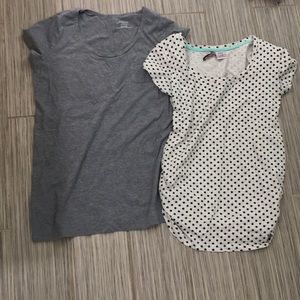 Maternity tees. Size Medium.